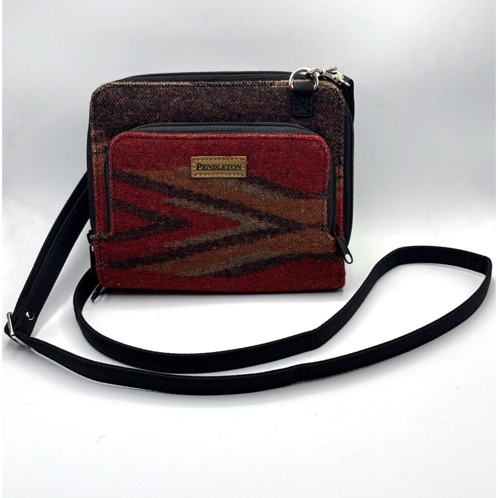Pendleton Wool Crossbody Bag Small Aztec SouthWest Purse EUC Cabin Classic